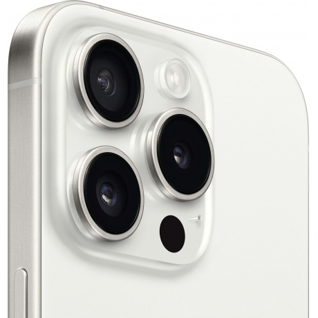 Смартфон Apple IPhone 15 Pro 256Gb (MTQ93ZA/A) White - фото 6