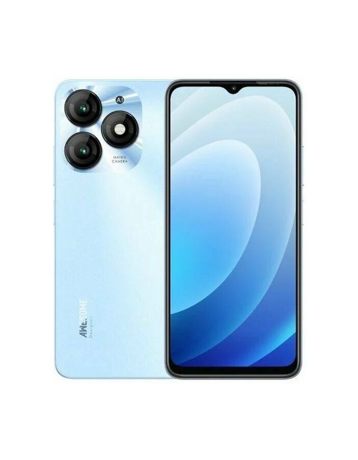 Смартфон Itel A70 4/256Gb Azure Blue смартфон itel a17 ds dark blue