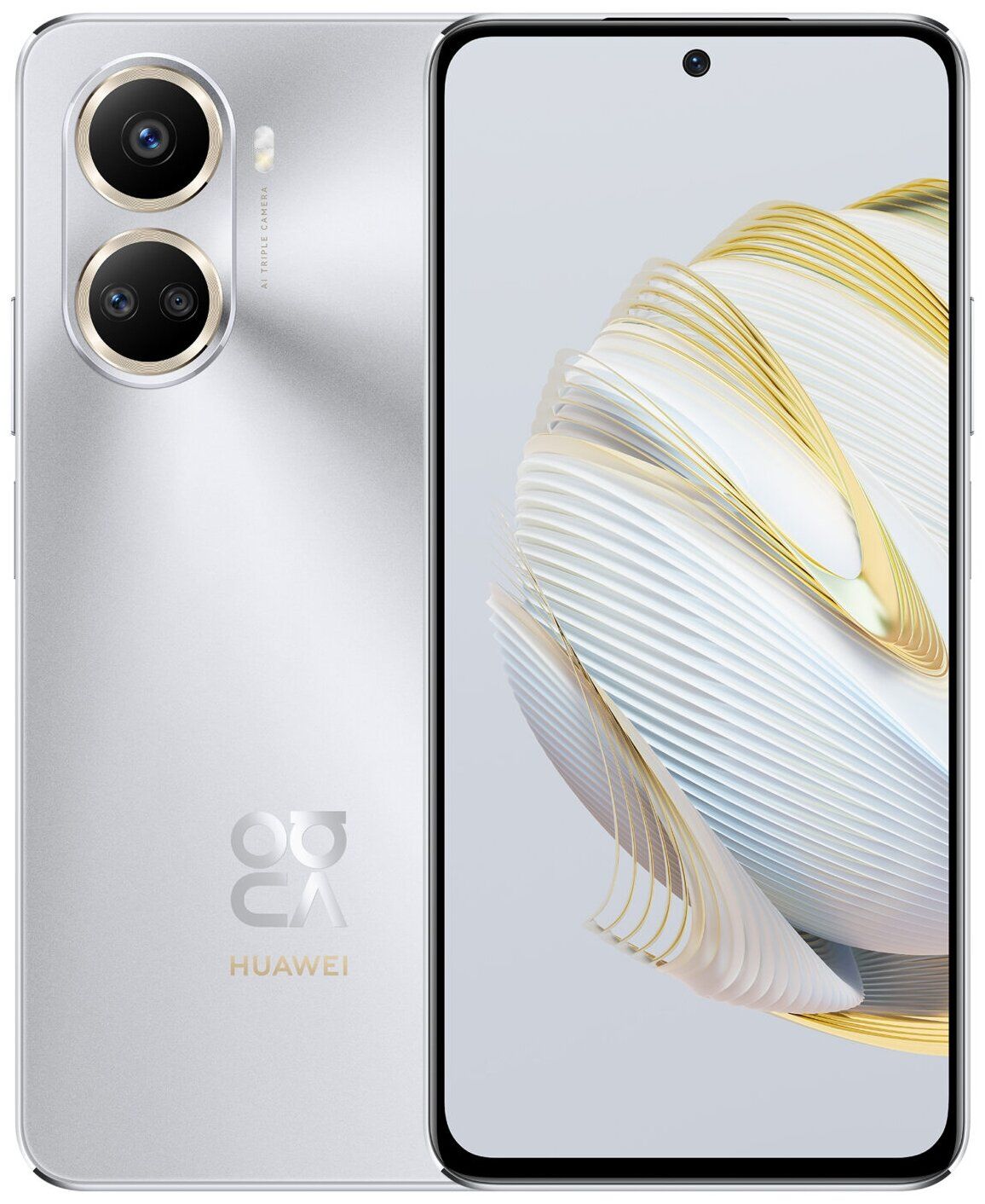 Смартфон Huawei NOVA 10 SE 256Gb Starry Silver смартфон huawei nova y91 256gb moonlight silver
