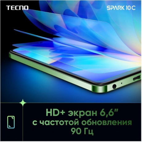 Смартфон Tecno Spark 20c 8/128Gb Gravity Black - фото 19