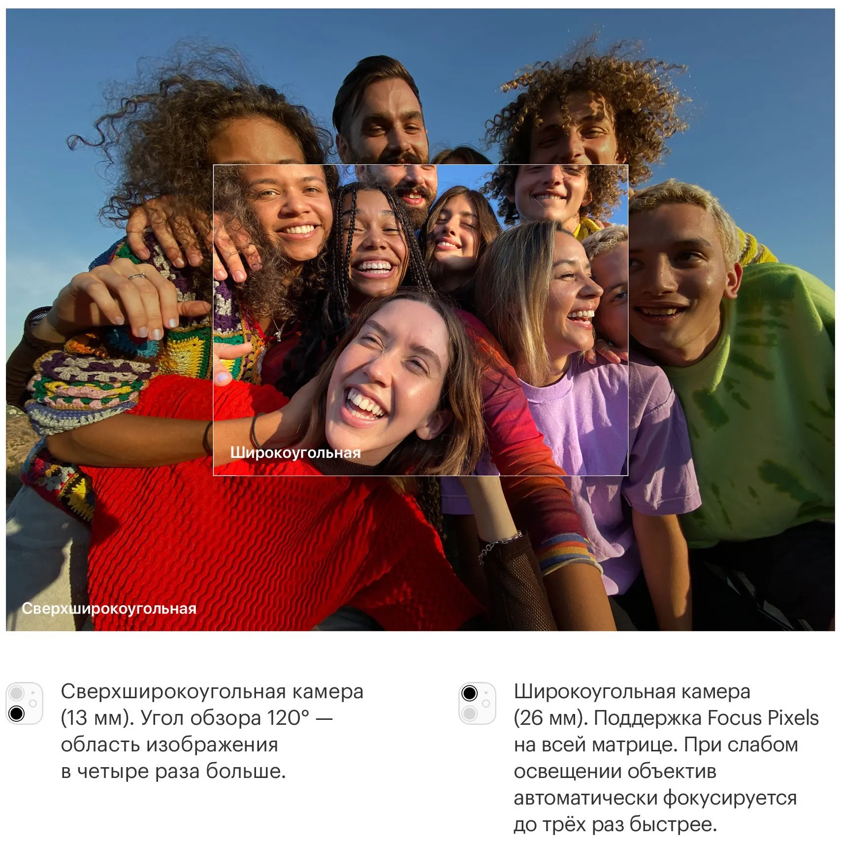 Смартфон Apple iPhone 11 64Gb (MHDA3X/A) Black - фото 13