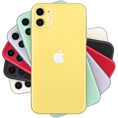 Смартфон Apple iPhone 11 64Gb (MHDC3LZ/A) White - фото 18