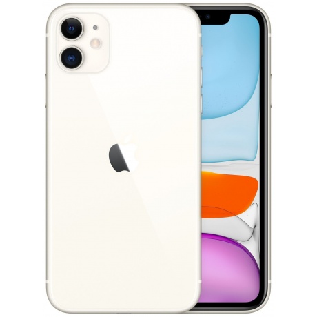Смартфон Apple iPhone 11 64Gb (MHDC3LZ/A) White - фото 4