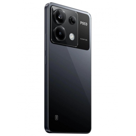 Смартфон Poco X6 5G 12/256Gb Black - фото 6