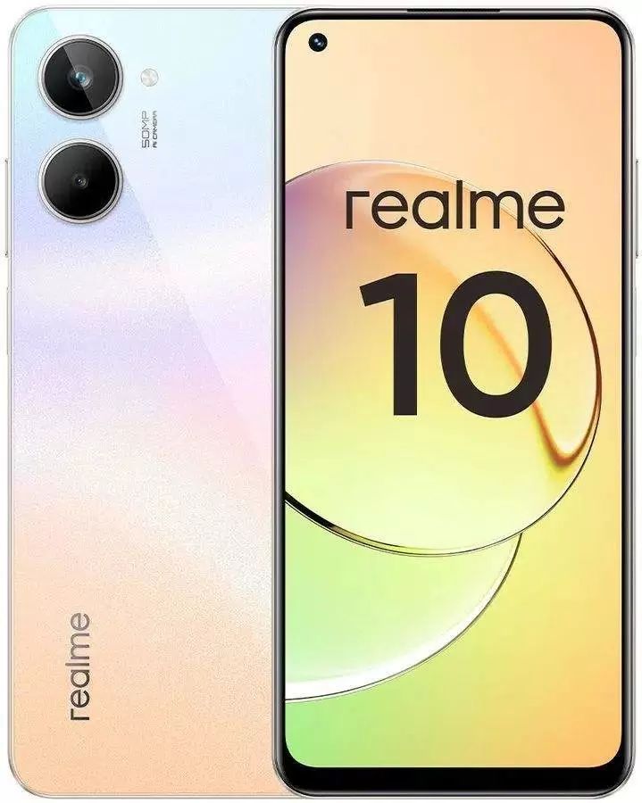 Смартфон Realme 10 4/128Gb White отличное состояние; смартфон realme c31 4 64gb green ростест состояние отличное