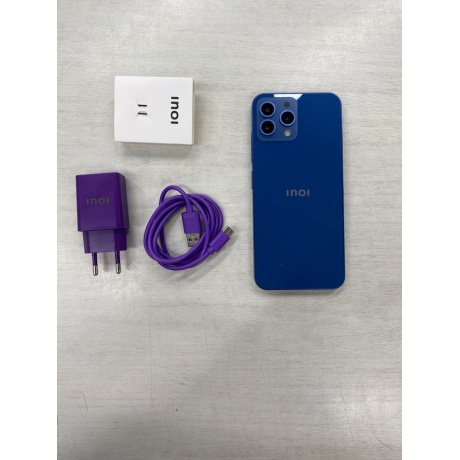 Смартфон INOI A72 4/64Gb NFC Midnight Blue отличное состояние; - фото 2