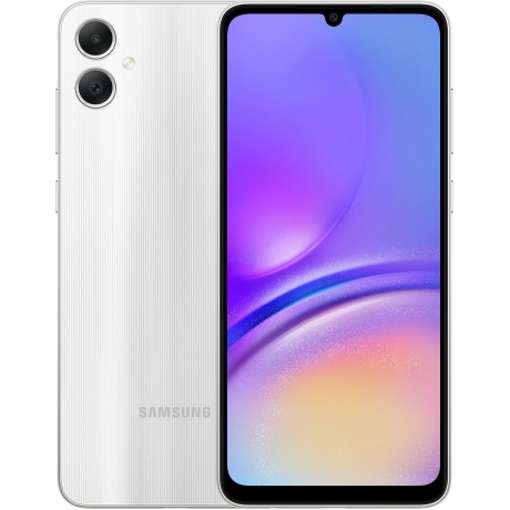 Смартфон Samsung Galaxy A05 4/64Gb Silver SM-A055FZSDMEA - фото 1