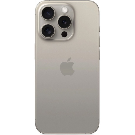Смартфон Apple iPhone 15 Pro 1TB Natural Titanium MTUT3J/A - фото 3