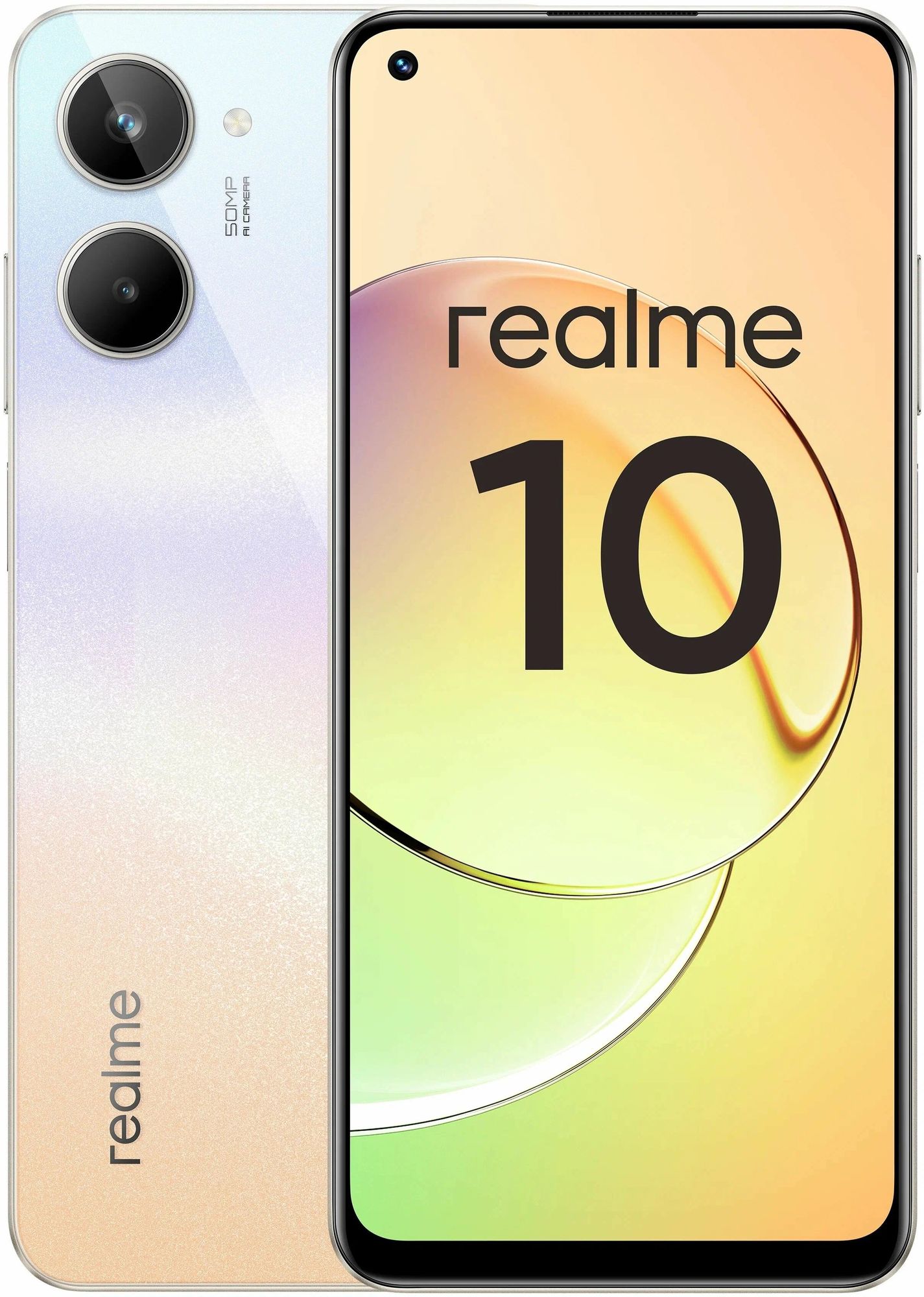 Смартфон Realme 10 8/128Gb White хорошее состояние смартфон realme 10 4 128gb white отличное состояние