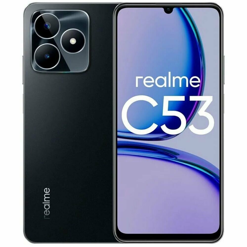 Смартфон Realme C53 8/256Gb Black смартфон realme c53 8 256gb чёрный