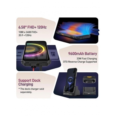 Смартфон Ulefone Armor 21 8/256Gb Black - фото 20