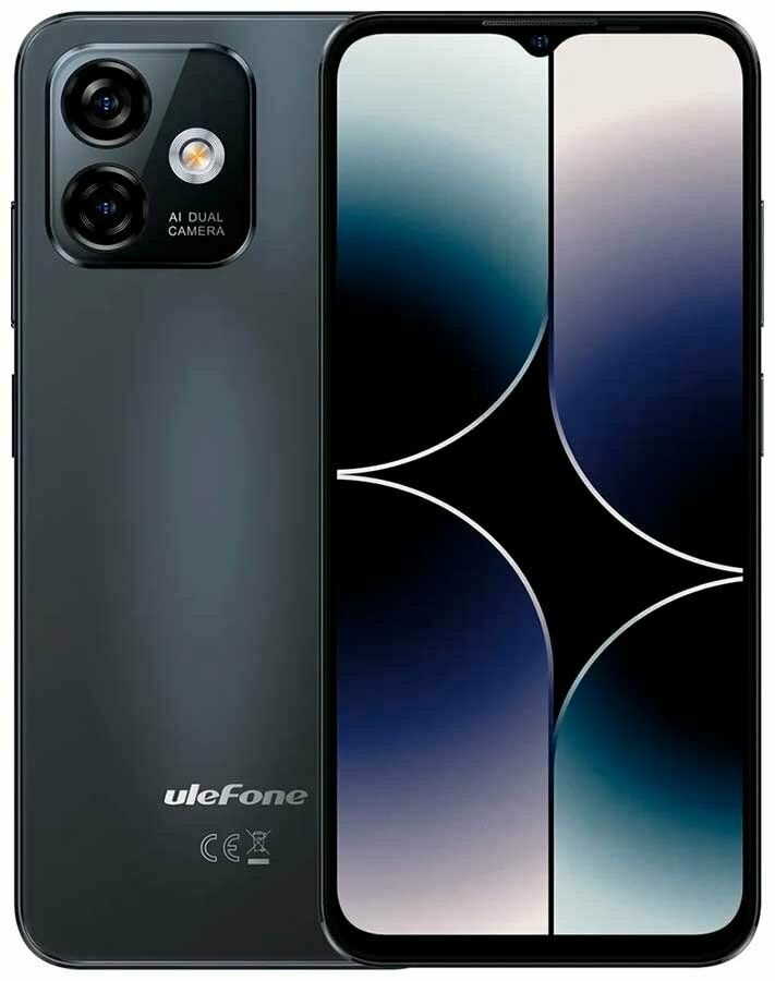 Смартфон Ulefone Note 16 Pro 8/128Gb Black аккумулятор для ноутбука lenovo e43g e43 e43a e43l k43 k43p k43s k46 l09m8d21 l09m6d21 l10p6y21 4400 мач