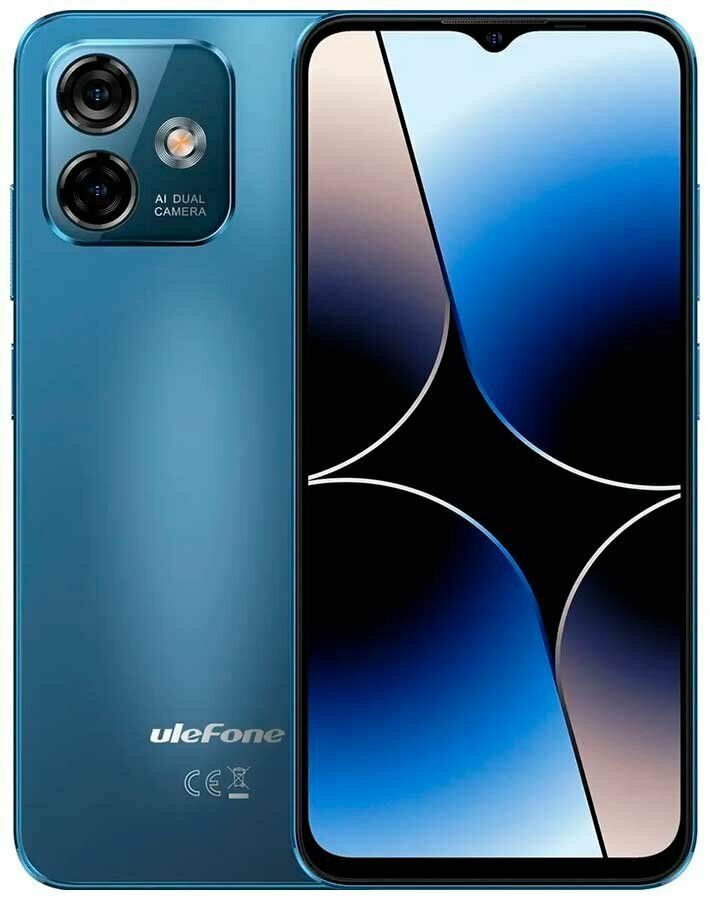 Смартфон Ulefone Note 16 Pro 8/128Gb Blue аккумулятор для ноутбука asus a43 a53 k43 и др 10 8 в 4400 мач