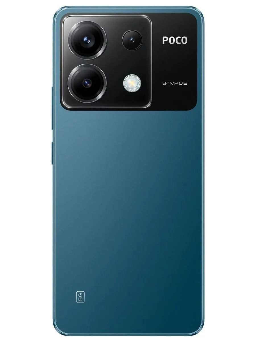 Смартфон Poco X6 5G 8/256Gb Blue - фото 3