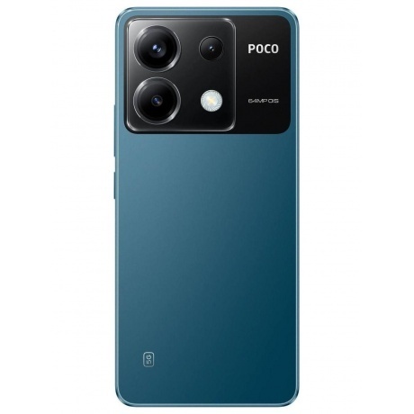 Смартфон Poco X6 5G 12/256Gb Blue - фото 3