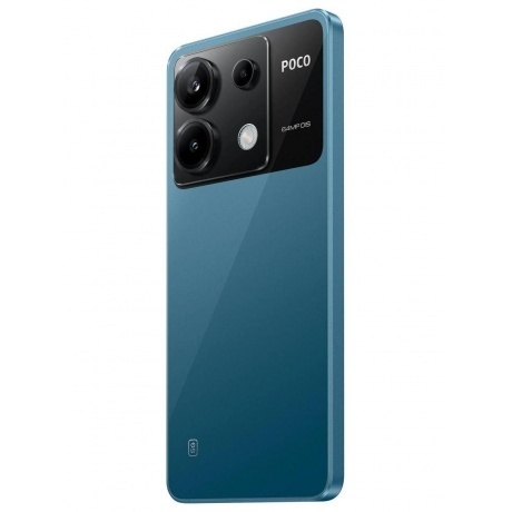 Смартфон Poco X6 5G 12/256Gb Blue - фото 7