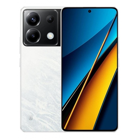 Смартфон Poco X6 5G 12/256Gb White - фото 1