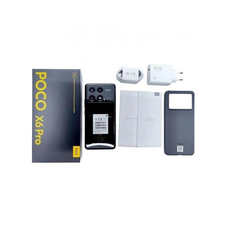 Смартфон Poco X6 Pro 5G 12/512Gb Grey - фото 16
