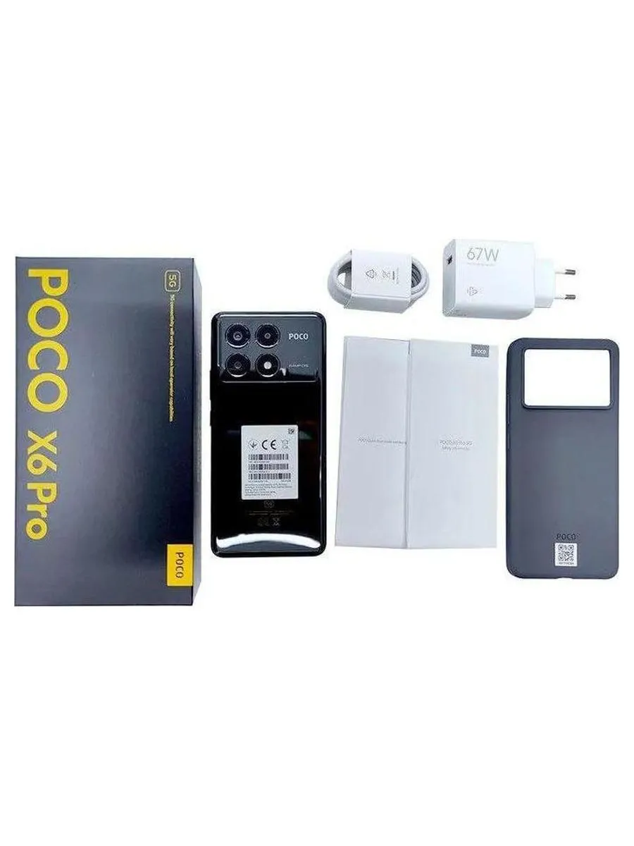 Смартфон Poco X6 Pro 5G 12/512Gb Grey - фото 16