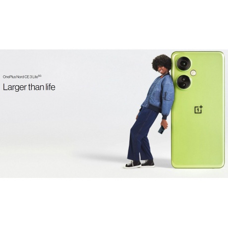 Смартфон OnePlus Nord CE 3 Lite 5G Europe 8/256Gb Pastel Lime TM-EU (CPH2465 ) - фото 21
