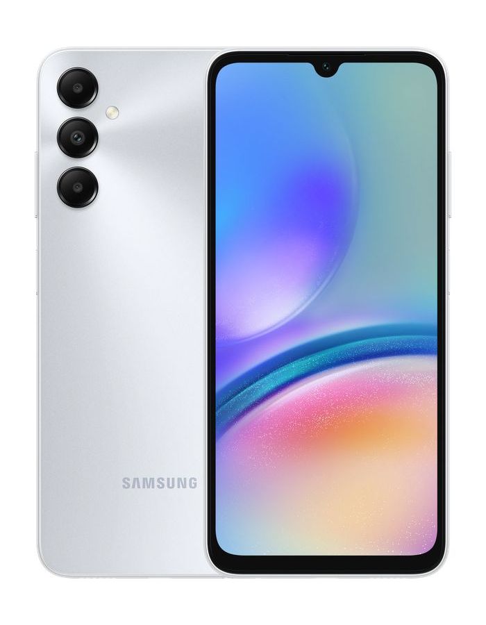 Смартфон Samsung SM-A057F Galaxy A05s 4/64Gb Silver SM-A057FZSUCAU смартфон samsung galaxy a05s 4 64gb black sm a057fzkdmea