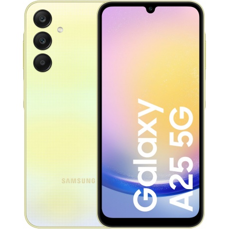 Смартфон Samsung SM-A256E Galaxy A25 6/128Gb Yellow SM-A256EZYDCAU - фото 1
