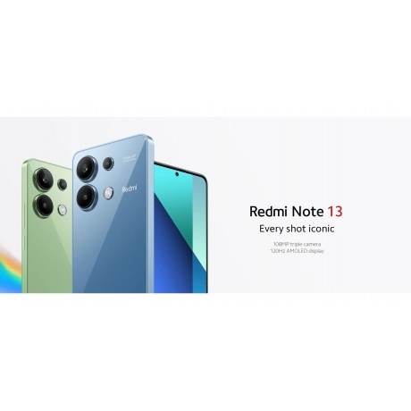 Смартфон Xiaomi Redmi Note 13 8/256Gb Midnight Black - фото 8