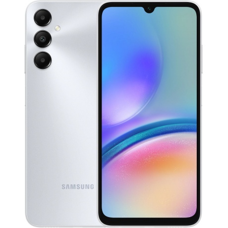 Смартфон Samsung Galaxy A05s 6/128Gb (SM-A057FZSHMEA) Silver - фото 1