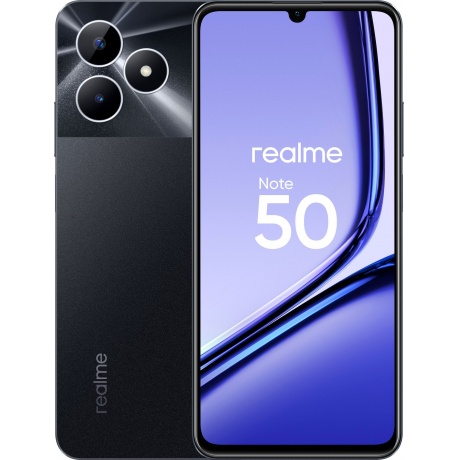 Смартфон Realme Note 50 4/128Gb Black - фото 1