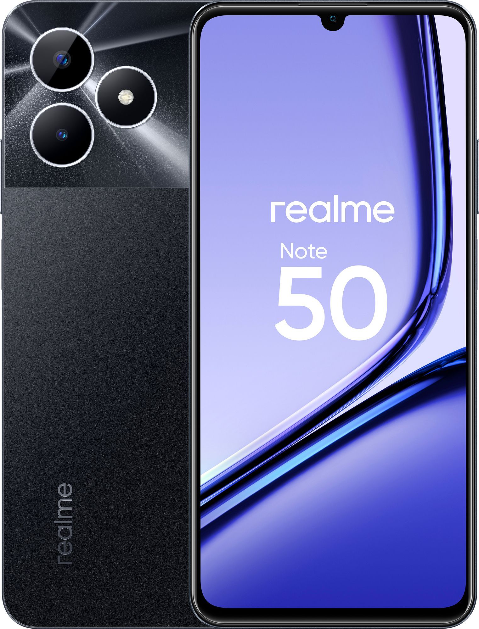 Смартфон Realme Note 50 4/128Gb Black смартфон realme 8i 4 128gb space black rmx3151