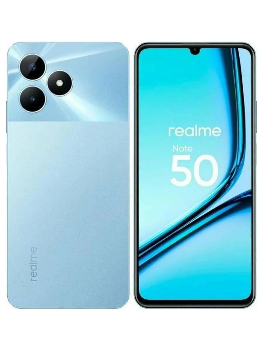 Смартфон Realme Note 50 3/64Gb Sky Blue - фото 13