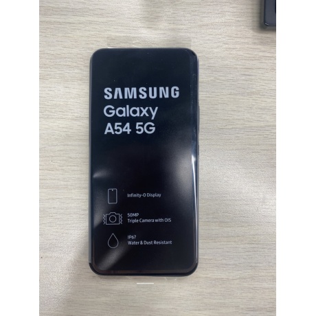 Смартфон Samsung Galaxy A54 5G 8/256Gb (SM-A546EZKDMEA) Graphite Black отличное состояние; - фото 3