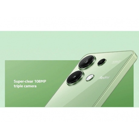 Смартфон Xiaomi Redmi Note 13 8/128Gb Mint Green - фото 15