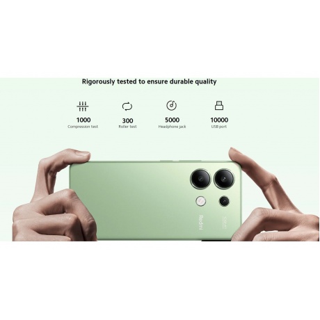 Смартфон Xiaomi Redmi Note 13 8/128Gb Mint Green - фото 40