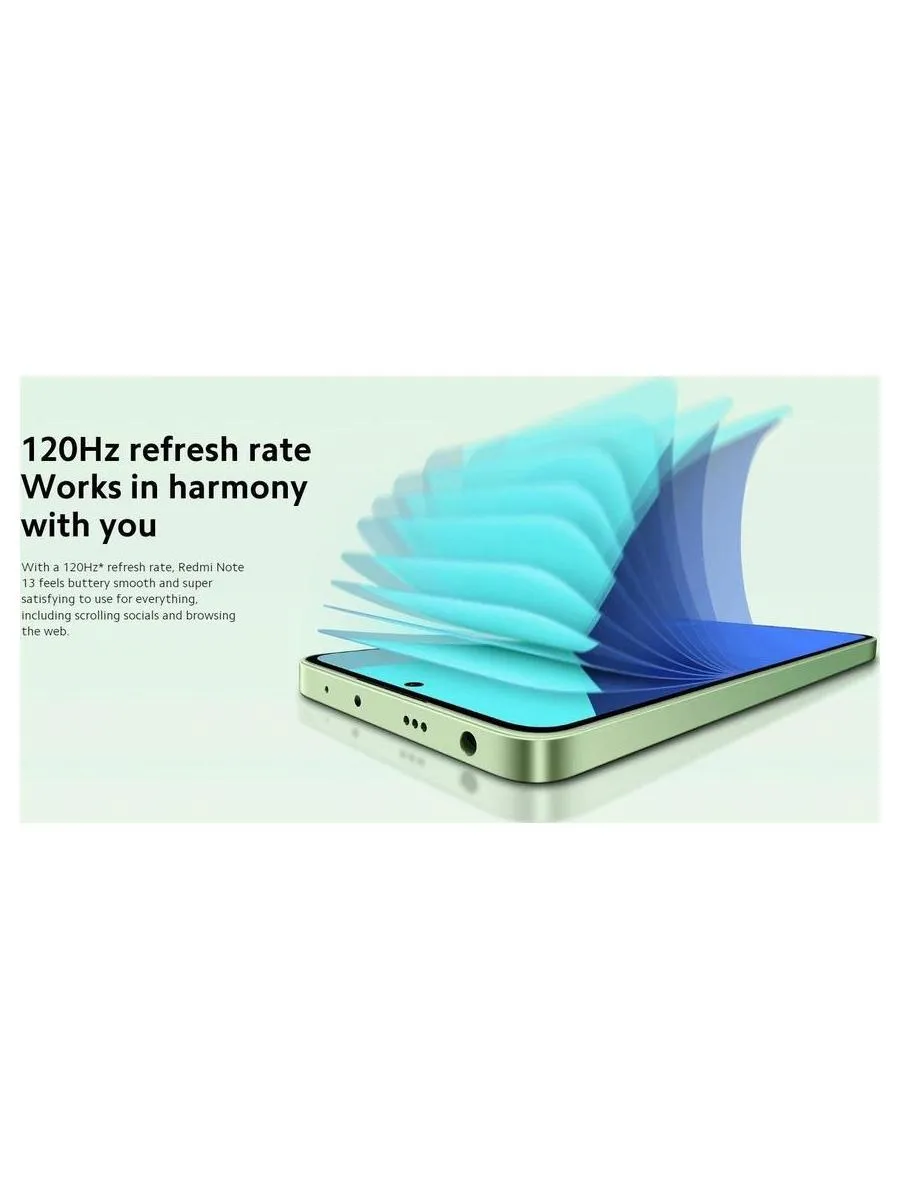 Смартфон Xiaomi Redmi Note 13 8/256Gb Mint Green - фото 27