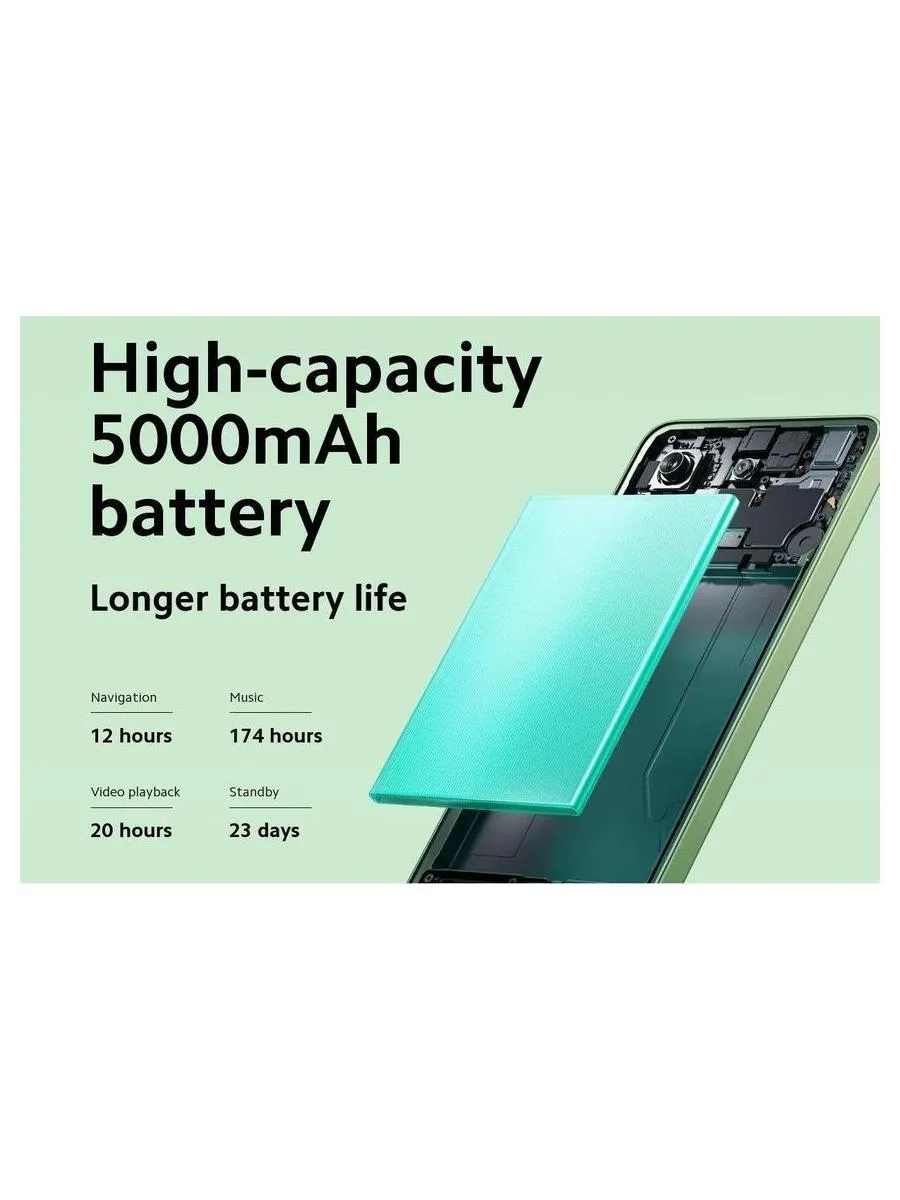 Смартфон Xiaomi Redmi Note 13 8/256Gb Mint Green - фото 35