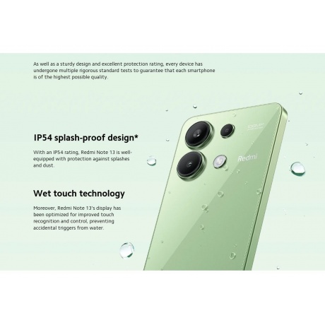 Смартфон Xiaomi Redmi Note 13 8/256Gb Mint Green - фото 38