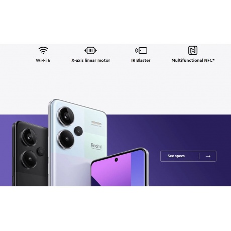Смартфон Xiaomi Redmi Note 13 Pro+ 5G 8/256Gb Purple - фото 47