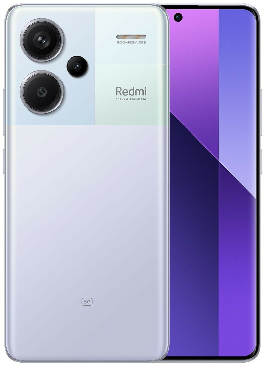 Смартфон Xiaomi Redmi Note 13 Pro+ 5G 8/256Gb Purple телефон xiaomi redmi note 13 pro 8 256gb purple