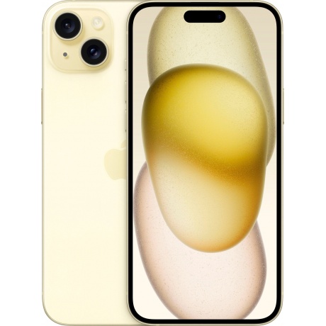 Смартфон Apple iPhone 15 Plus 128Gb Yellow MU123HN/A - фото 1
