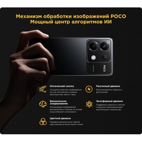 Смартфон Poco X6 5G 12/512Gb Black - фото 35