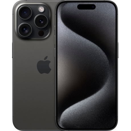 Смартфон Apple iPhone 15 Pro 256Gb Black MV953CH/A - фото 1