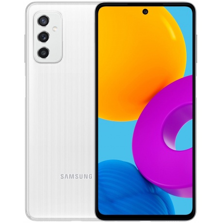 Смартфон Samsung Galaxy M52 5G 6/128Gb White SM-M526BZWHCAU - фото 1