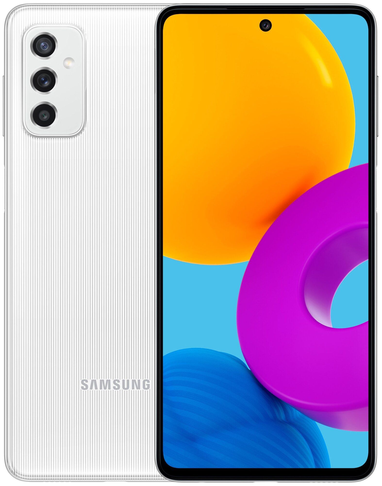 Смартфон Samsung Galaxy M52 5G 6/128Gb White SM-M526BZWHCAU, цвет белый - фото 1