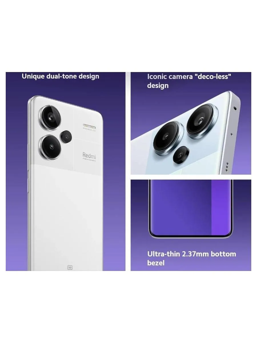 Смартфон Xiaomi Redmi Note 13 Pro+ 5G 12/512Gb Moonlight White - фото 28