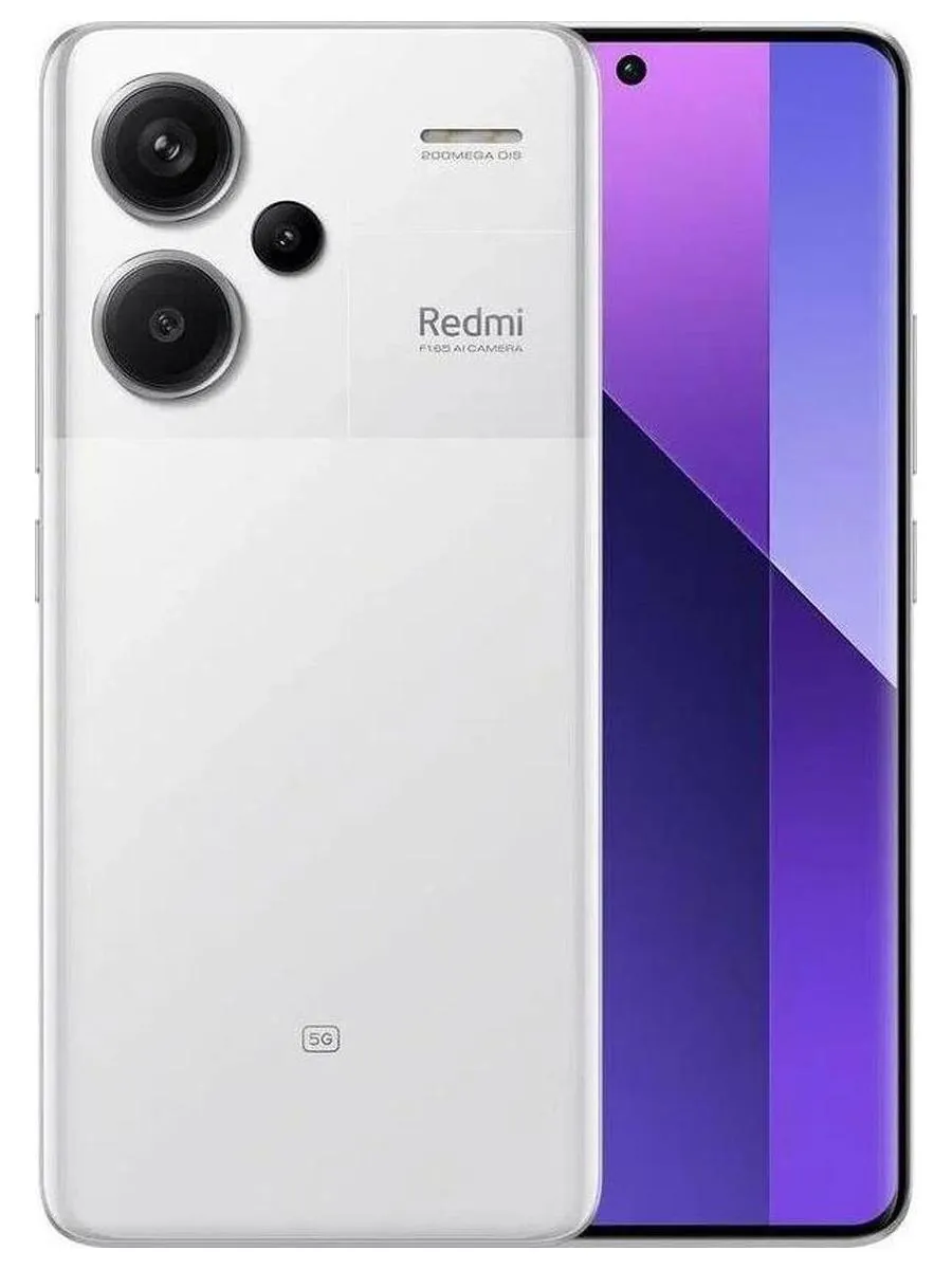 Смартфон Xiaomi Redmi Note 13 Pro+ 5G 12/512Gb Moonlight White - фото 1
