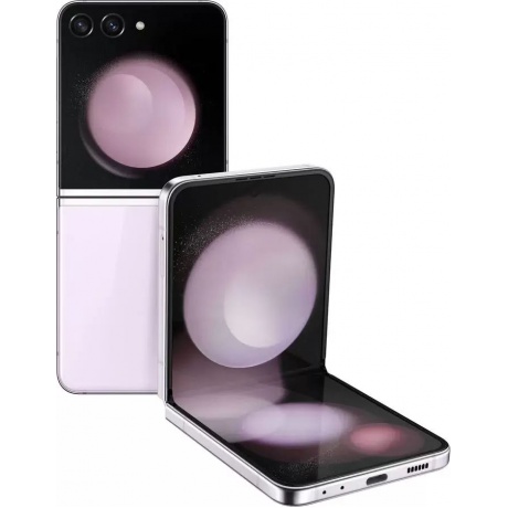 Смартфон Samsung Galaxy Z Flip 5 8/256Gb (SM-F731BLG3CAU) Lavender DEMO отличное состояние - фото 1