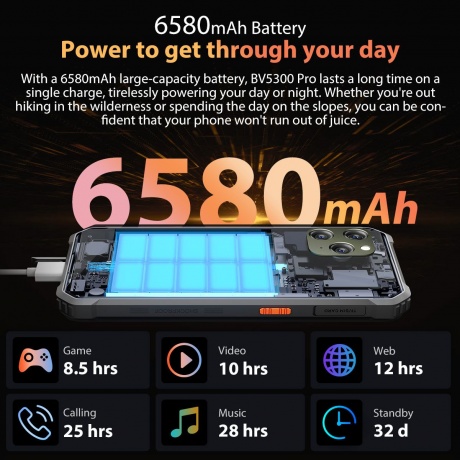 Смартфон Blackview BV5300 Pro 4/64Gb Orange - фото 9