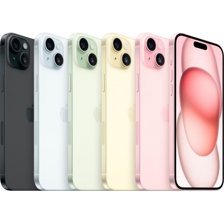Смартфон Apple iPhone 15 Plus 256Gb Pink MTXG3CH/A - фото 7