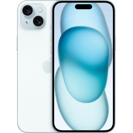 Смартфон Apple iPhone 15 Plus 256Gb Sky Blue MVJM3CH/A - фото 1